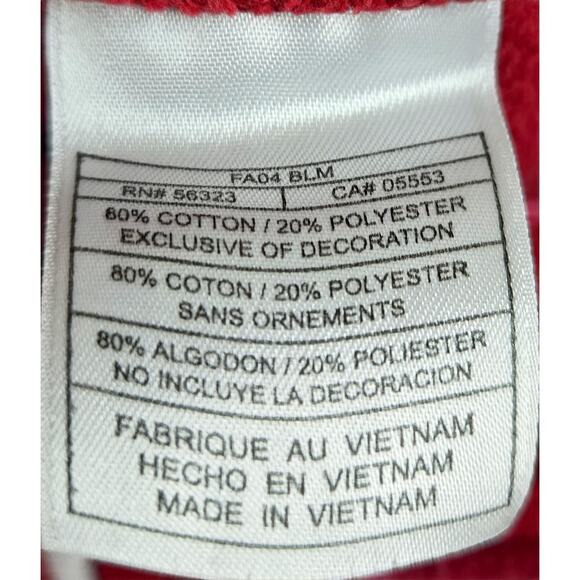 Nike Team Oklahoma Sooners 1/4 Zip Long Sleeve‎ Sweatshirt Men's Size Medium - Picture 3 of 4